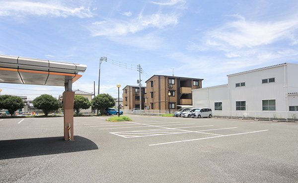 停めやすい無料の青空駐車場